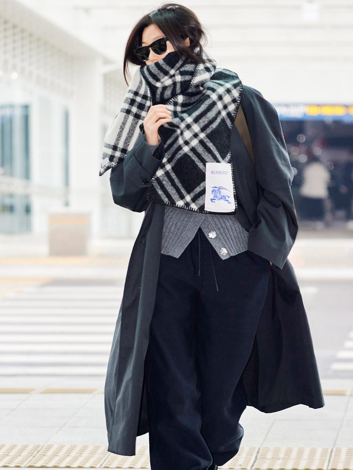 Bright Jun Ji hyun Tang Wei spotted in Burberry check CNA Lifestyle